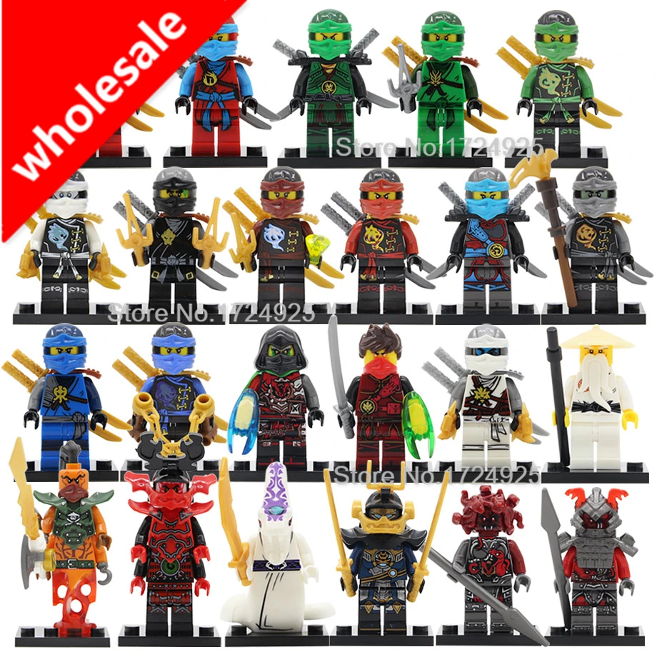 Wholesale 20pcs Same Ninjagoed Figure Nya KAI Wu Krux Lloyd Kozu The Wei Snake Samurai X Vermin Building Blocks Set Bricks Toys
Wholesale 20pcs Same Ninjagoed Figure Nya KAI Wu Krux Lloyd Kozu The Wei Snake Samurai X Vermin Building Blocks Set Bricks Toys