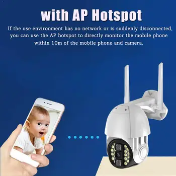 IP Camera WiFi Wireless PTZ Speed Waterproof IP66 CCTV Way Camera Surveillance Waterproof Two Audio Outdoor Onvif Security R2T1 
IP Camera WiFi Wireless PTZ Speed Waterproof IP66 CCTV Way Camera Surveillance Waterproof Two Audio Outdoor Onvif Security R2T1