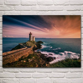 petit minou lighthouse brittany coast runrise sea scenery living room home wall art decor wood frame silk fabric poster KN104
petit minou lighthouse brittany coast runrise sea scenery living room home wall art decor wood frame silk fabric poster KN104