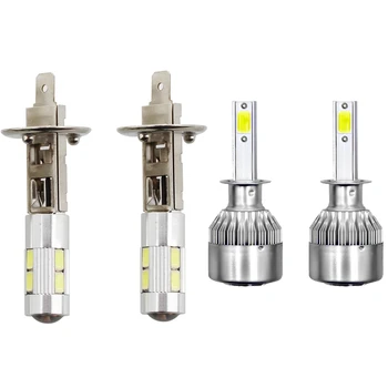 2Pcs 5W H1 5630 Smd 10 Led Light Bulb Lamp White Light Dc 12V & 2Pcs 72W 7600Lm 6000K Led Xenon White Fog Light(H1)
2Pcs 5W H1 5630 Smd 10 Led Light Bulb Lamp White Light Dc 12V & 2Pcs 72W 7600Lm 6000K Led Xenon White Fog Light(H1)