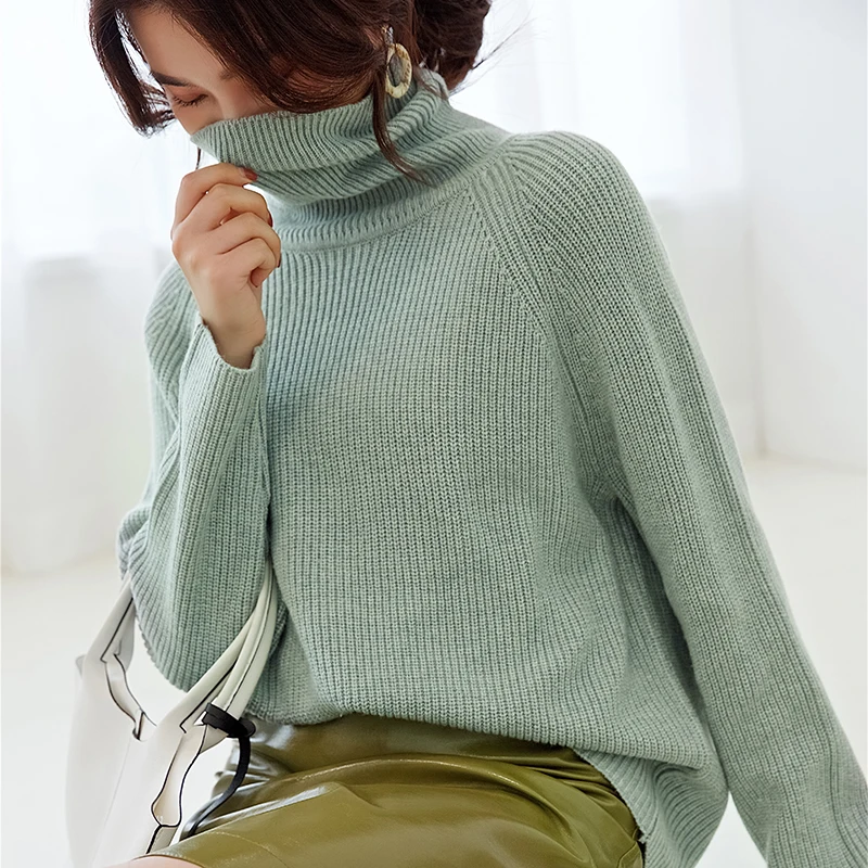 2019 Double thickening loose turtleneck cashmere sweater female sweater cashmere pullover sweater
2019 Double thickening loose turtleneck cashmere sweater female sweater cashmere pullover sweater