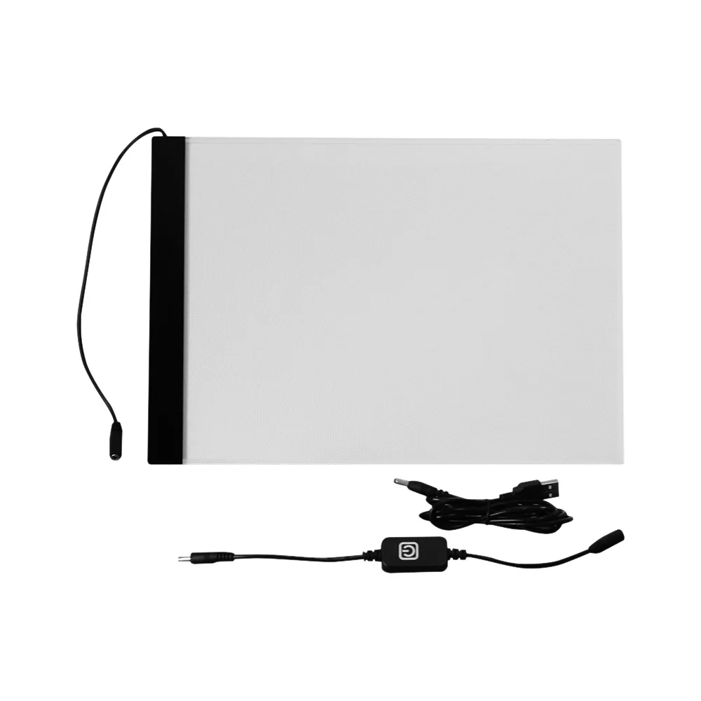 A4 Ultra-thin LED Tracing Light Box USB Powered Light Pad Table with Dimmer 3 Level Adjustable Brightness for Artists Drawing
A4 Ultra-thin LED Tracing Light Box USB Powered Light Pad Table with Dimmer 3 Level Adjustable Brightness for Artists Drawing