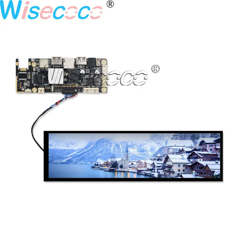 Wisecoco 8.8Inch 600nits LCD Panel Bar Display 1.5G Vibration Resistance MIPI 40pins with LVDS USB Android Control Driver board
Wisecoco 8.8Inch 600nits LCD Panel Bar Display 1.5G Vibration Resistance MIPI 40pins with LVDS USB Android Control Driver board