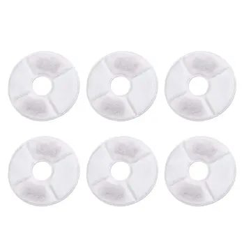 Cat Fountain Filters Keeps Water Clear 6 Pack Activated Carbon Filter for Cat Flower Fountain
Cat Fountain Filters Keeps Water Clear 6 Pack Activated Carbon Filter for Cat Flower Fountain
