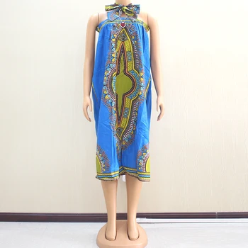 African Dashiki Sky-Blue Color Real Dutch Wax Traditional Dashiki Pattern Printed Fashion Newest Lady Party Dress
African Dashiki Sky-Blue Color Real Dutch Wax Traditional Dashiki Pattern Printed Fashion Newest Lady Party Dress