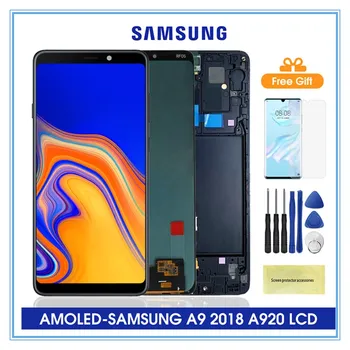 Super AMOLED 6.3'' LCD, For Samsung Galaxy A9 2018 A920 A920F SM-A920F/DS LCD Display Touch Screen Digitizer Assembly Replacemen
Super AMOLED 6.3'' LCD, For Samsung Galaxy A9 2018 A920 A920F SM-A920F/DS LCD Display Touch Screen Digitizer Assembly Replacemen