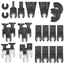 28PCS Quick-release HCS/Japan-tooth/Bi-metal Oscillating Tool Multi-function Tool Saw Blades Renovator Trimmer Blades
28PCS Quick-release HCS/Japan-tooth/Bi-metal Oscillating Tool Multi-function Tool Saw Blades Renovator Trimmer Blades