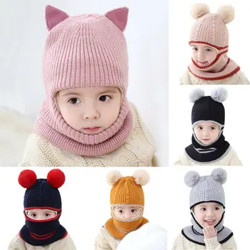 Pudcoco Infant Kid Baby Rabbit Ears Knitted Hat Flap Scarf Unisex Wool Cap Winter Warm Hat Hemming Crochet Accessories 2-5Y
Pudcoco Infant Kid Baby Rabbit Ears Knitted Hat Flap Scarf Unisex Wool Cap Winter Warm Hat Hemming Crochet Accessories 2-5Y