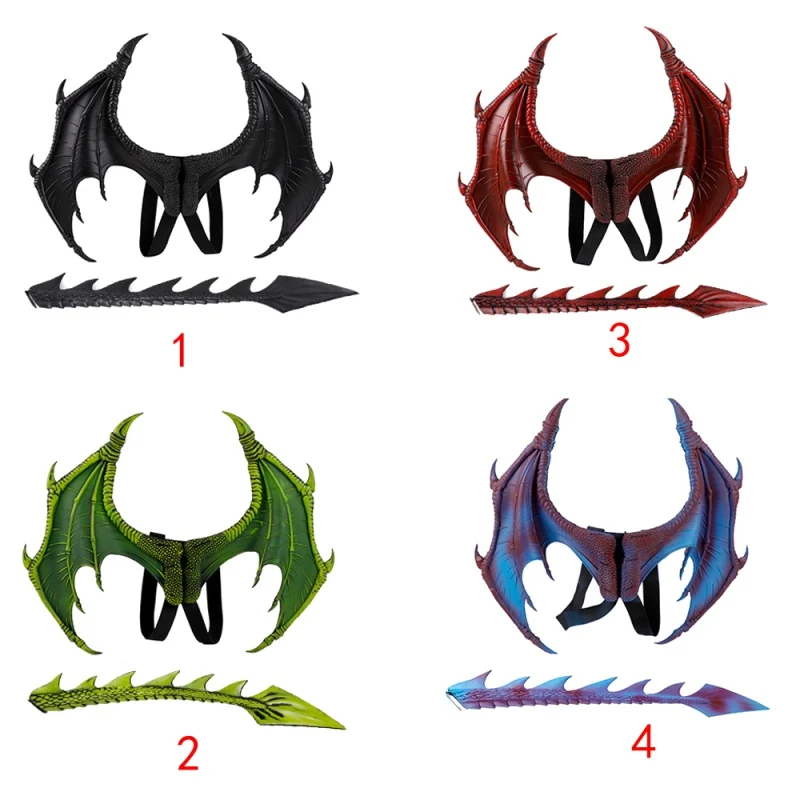 Two-Piece Dragon Cosplay Props Wing And Tail Children's Halloween Costume Party Decorations Set
Two-Piece Dragon Cosplay Props Wing And Tail Children's Halloween Costume Party Decorations Set