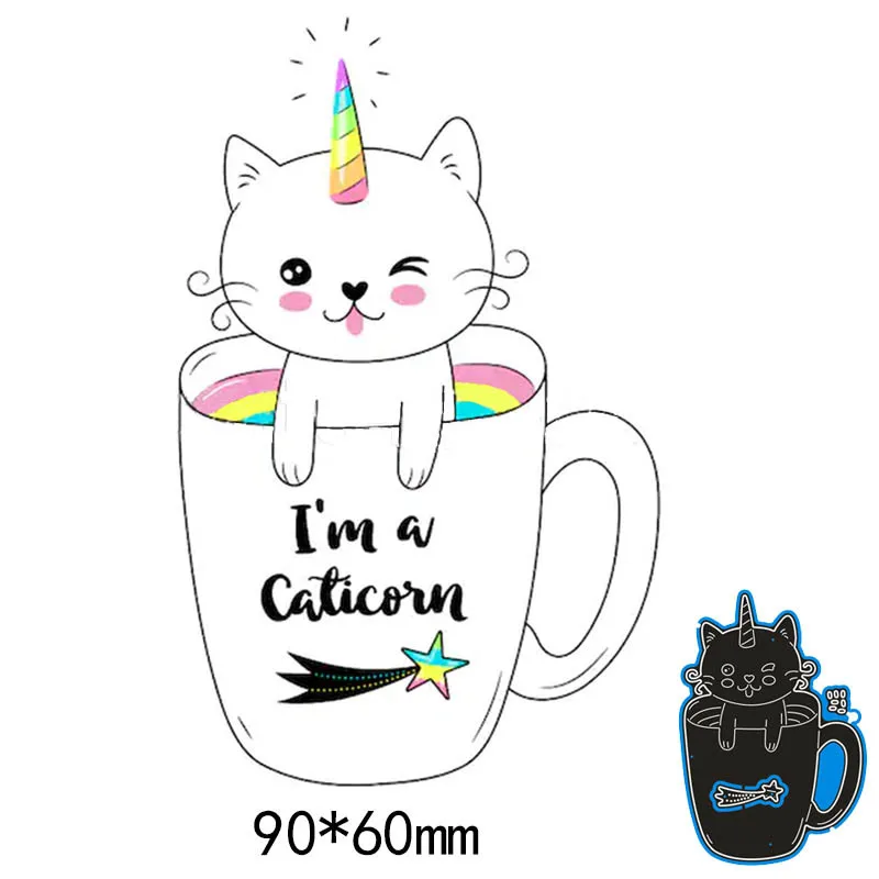 Creative Metal Cutting Layering Die Mold Embossing Stencils DIY Scrapbook Paper Card Making Cute Cup Cat Unicorn
Creative Metal Cutting Layering Die Mold Embossing Stencils DIY Scrapbook Paper Card Making Cute Cup Cat Unicorn