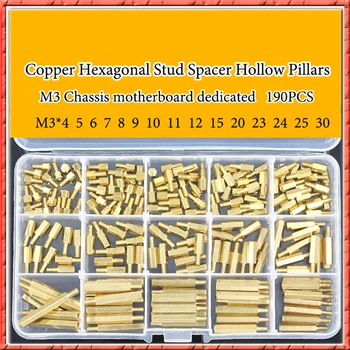 190PCS M3 hexagon copper pillars Spacer Brass Standoff Spacer Copper Hexagonal Stud Spacer Hollow Pillars Copper Hexagonal 
190PCS M3 hexagon copper pillars Spacer Brass Standoff Spacer Copper Hexagonal Stud Spacer Hollow Pillars Copper Hexagonal