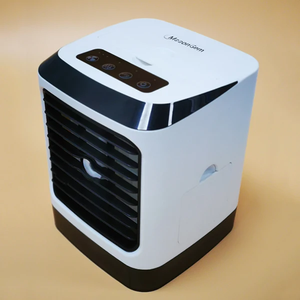MooonGem Space Cooler Fan Mini Air Conditioner 7 Colors LED USB Desktop Conditioning Humidifier Purifier Rechargeable Fan
MooonGem Space Cooler Fan Mini Air Conditioner 7 Colors LED USB Desktop Conditioning Humidifier Purifier Rechargeable Fan