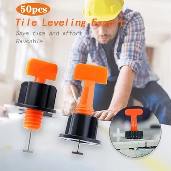 50 Pcs/ Pack Reusable Anti-Lippage Tile Leveling System Flooring Wall Tile Leveling System Level Wedges Tile Spacers
50 Pcs/ Pack Reusable Anti-Lippage Tile Leveling System Flooring Wall Tile Leveling System Level Wedges Tile Spacers