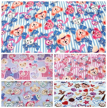 ZENGIA 50*140cm Duffy bear cotton Canvas fabric DIY handmade patchwork cloth home textile Sewing DIY Tablecloth Sofa Cover 
ZENGIA 50*140cm Duffy bear cotton Canvas fabric DIY handmade patchwork cloth home textile Sewing DIY Tablecloth Sofa Cover
