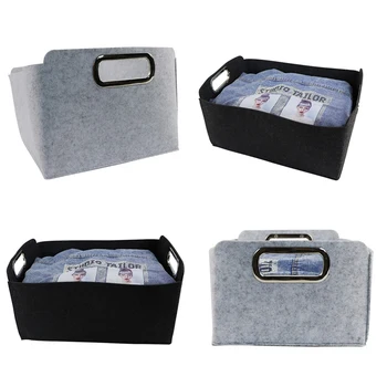 Laundry Basket Felt Toy Book Foldable Storage Basket Dirty Clothes Toys Holder Container Desktop Living Room Bathroom Organizer
Laundry Basket Felt Toy Book Foldable Storage Basket Dirty Clothes Toys Holder Container Desktop Living Room Bathroom Organizer