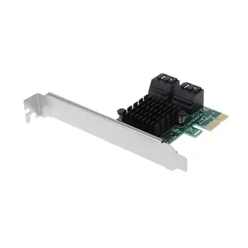 PCI-E PCI Express 1x To 4-Port Sata 3.0 III 6G Converter Controller Card Adapter
PCI-E PCI Express 1x To 4-Port Sata 3.0 III 6G Converter Controller Card Adapter