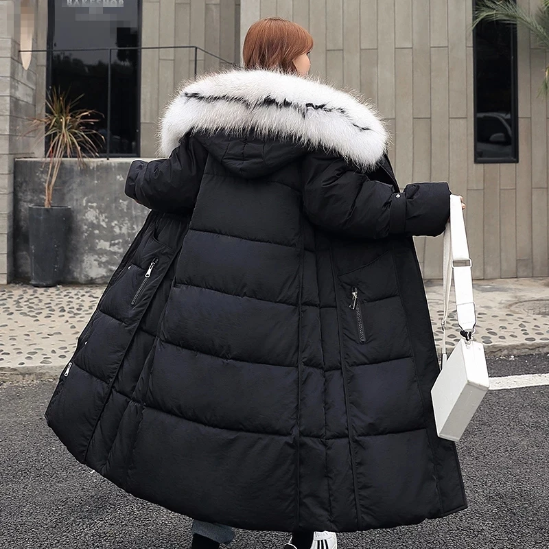 Cotton Clothing Female 2019 New Winter Jackets Women's Coats Korean Autumn Winter thick Large Fur Collar Long Parkas Coat V914
Cotton Clothing Female 2019 New Winter Jackets Women's Coats Korean Autumn Winter thick Large Fur Collar Long Parkas Coat V914