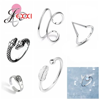 Various Models For Option Open Finger Rings for Women Adjustable 925 Sterling Silver Ring New Collection Fashion Bijoux
Various Models For Option Open Finger Rings for Women Adjustable 925 Sterling Silver Ring New Collection Fashion Bijoux