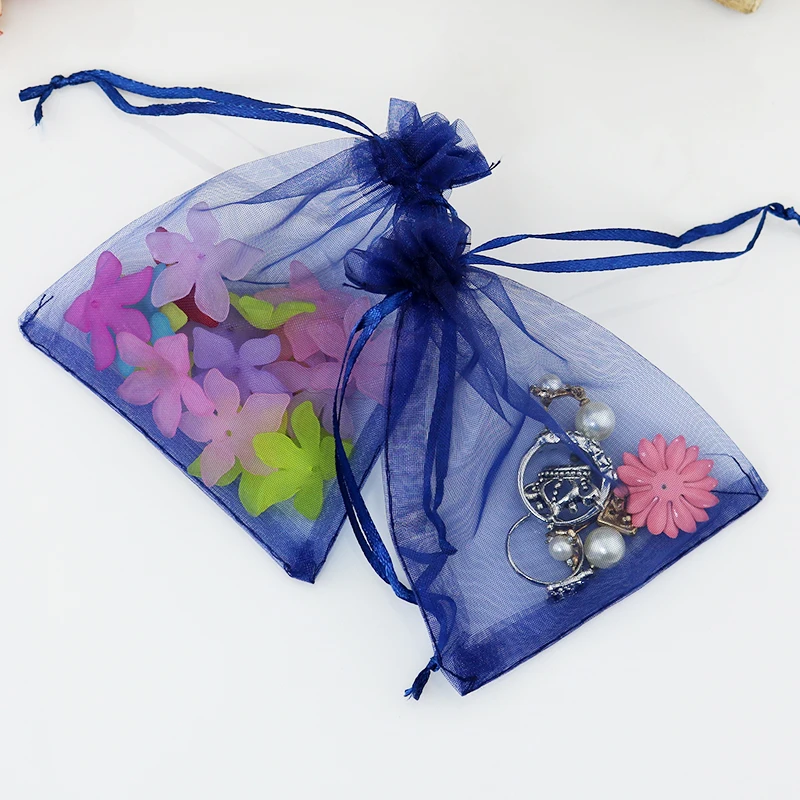 200pcs/lot 7x9cm Navy Organza Bags Small Jewelry Charms Earrings Gift Packaging Bag Cute Wedding Drawstring Gift Bags Pouch
200pcs/lot 7x9cm Navy Organza Bags Small Jewelry Charms Earrings Gift Packaging Bag Cute Wedding Drawstring Gift Bags Pouch