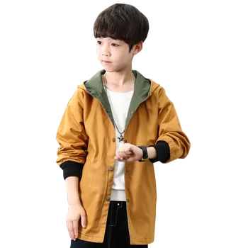 Boys Jacket Double-Sided Jacket For Boys Print Hooded Kids Outerwear Autumn Fashion Children's Clothes For Boys 6 8 10 12 14
Boys Jacket Double-Sided Jacket For Boys Print Hooded Kids Outerwear Autumn Fashion Children's Clothes For Boys 6 8 10 12 14