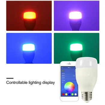 16 Million Color Display 4 Lighting Scenario Timer Switch Adjustable Brightness Remote Control Timing Intelligent Wifi Bulb
16 Million Color Display 4 Lighting Scenario Timer Switch Adjustable Brightness Remote Control Timing Intelligent Wifi Bulb