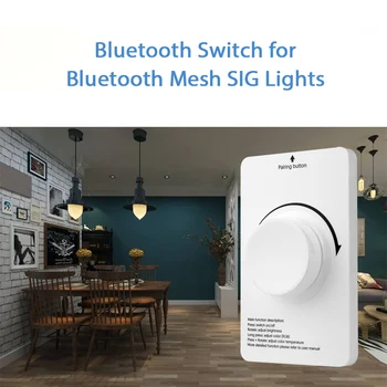 Multi-function Hot Sale Remote Controller Wall Switch Rotary Dimmer Remote Controller for Bluetooth Mesh Smart LED Bulb
Multi-function Hot Sale Remote Controller Wall Switch Rotary Dimmer Remote Controller for Bluetooth Mesh Smart LED Bulb