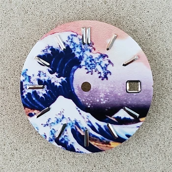 Replacement Watch Dial 28.5mm Full Luminous Kanagawa Surfing Dial for ETA 2824 for 8215 8200 821A 2836 for Mingzhu 2813
Replacement Watch Dial 28.5mm Full Luminous Kanagawa Surfing Dial for ETA 2824 for 8215 8200 821A 2836 for Mingzhu 2813