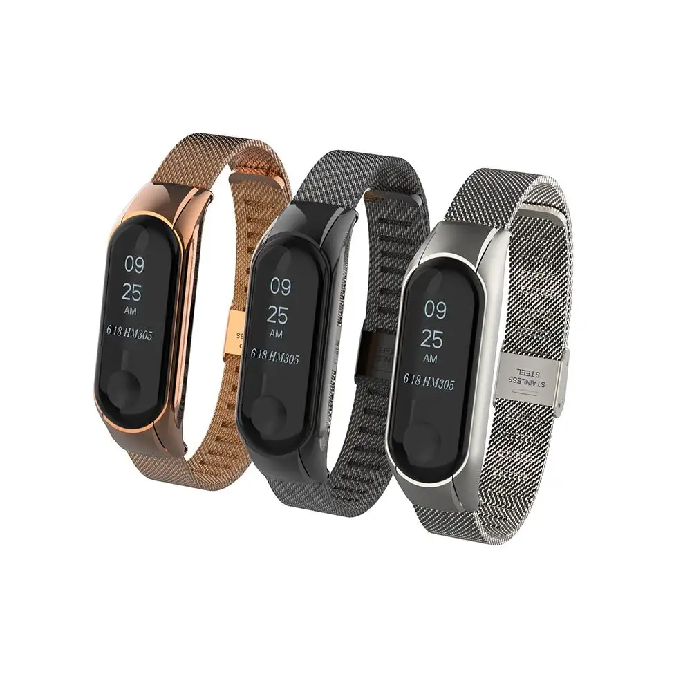 For Mi Band 3 4 Wrist Strap Metal Screwless Stainless Steel/Silicon Dual Color For Xiaomi Mi Band 4 3 Strap Bracelet Miband 4 3
For Mi Band 3 4 Wrist Strap Metal Screwless Stainless Steel/Silicon Dual Color For Xiaomi Mi Band 4 3 Strap Bracelet Miband 4 3