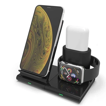 10W Qi Wireless Charger 3 in 1 Fast Charging Dock Station For IPhone XS Max XR X 8 11 Pro Airpods Apple Watch Stand Holder IY79
10W Qi Wireless Charger 3 in 1 Fast Charging Dock Station For IPhone XS Max XR X 8 11 Pro Airpods Apple Watch Stand Holder IY79