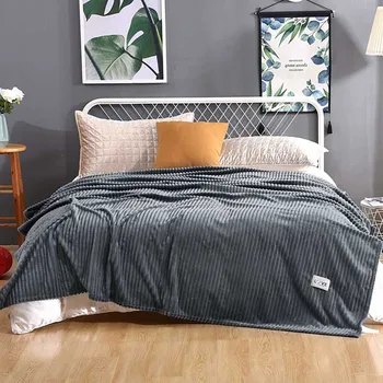 Solid Colors Striped Flannel Throw Blanket Super Soft Blankets Winter Warm Cozy Bed Sheet Bedspread for Adult Kids Decor Bedding
Solid Colors Striped Flannel Throw Blanket Super Soft Blankets Winter Warm Cozy Bed Sheet Bedspread for Adult Kids Decor Bedding