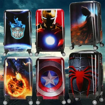Cartoon series Trolley travel luggage boarding PC Spiderman Captain America Spinner brand carry on Suitcase 18/20/24 inch
Cartoon series Trolley travel luggage boarding PC Spiderman Captain America Spinner brand carry on Suitcase 18/20/24 inch