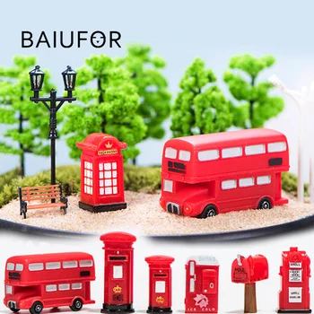 BAIUFOR Vintage Red Mailbox Telephone Booth Bus Figurines & Miniatures Sand Table of Building Model Child kids Toys
BAIUFOR Vintage Red Mailbox Telephone Booth Bus Figurines & Miniatures Sand Table of Building Model Child kids Toys