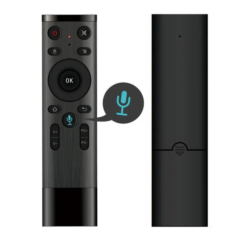 New Q5 Voice Remote Control Sensory Fly Air Mouse For Gyro Sensing Game 2.4GHz Wireless Mic Remote Control For Android TV Box PC
New Q5 Voice Remote Control Sensory Fly Air Mouse For Gyro Sensing Game 2.4GHz Wireless Mic Remote Control For Android TV Box PC