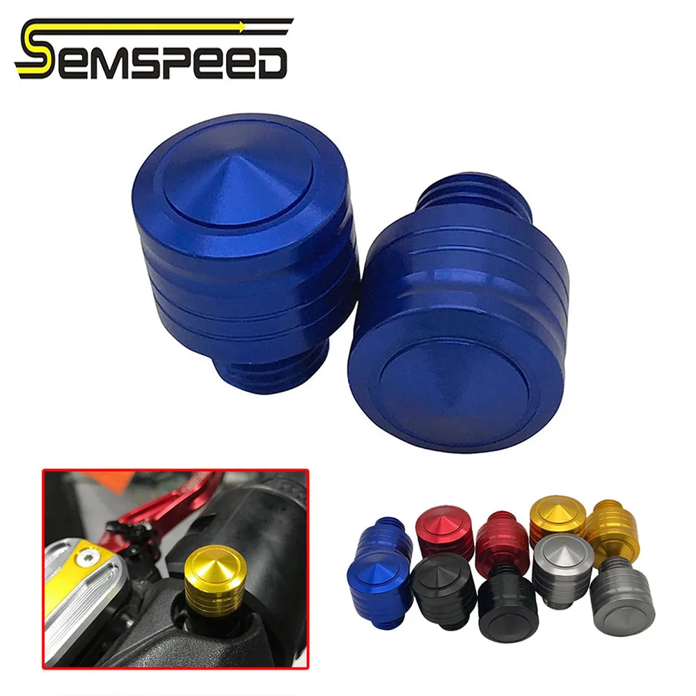Универсальные мотоциклетные зеркала с ЧПУ SEMSPEED MT10 M10X1.25 переходник отверстием