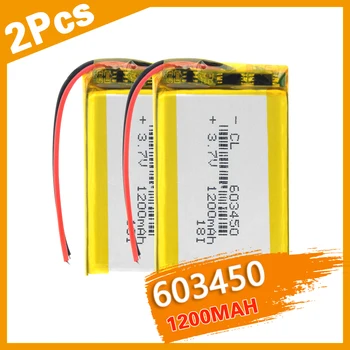 2Pcs Li-Polymer Rechargeable Battery 3.7V 603450 Model Lithium Battery 1200Mah Capacity Cell Replacement for Medical Equipment
2Pcs Li-Polymer Rechargeable Battery 3.7V 603450 Model Lithium Battery 1200Mah Capacity Cell Replacement for Medical Equipment