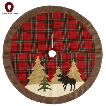 Nuannian Christmas Decoration Plaid Applique Tree Skirt Christmas Tree Mat Small Tree Decoration Apron Free Shipping
Nuannian Christmas Decoration Plaid Applique Tree Skirt Christmas Tree Mat Small Tree Decoration Apron Free Shipping