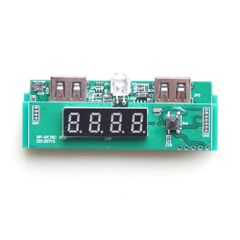Synchronous Rectification Digital Display 5V Booster Board Dual USB Intelligent Output Digital Display Charging Treasure Board
Synchronous Rectification Digital Display 5V Booster Board Dual USB Intelligent Output Digital Display Charging Treasure Board