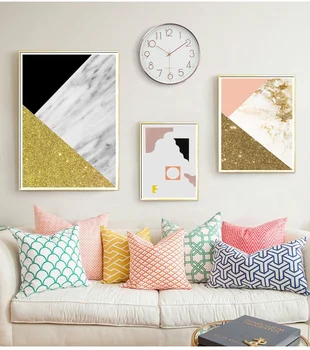 Abstract Geometry Pink and Gold Marble Collage Art Canvas Painting Nordic Decoration Pictures Room Decor
Abstract Geometry Pink and Gold Marble Collage Art Canvas Painting Nordic Decoration Pictures Room Decor