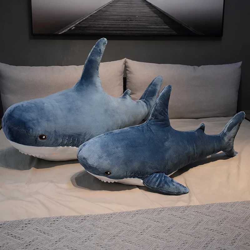 15 140 см гигантская Акула плюшевая игрушка мягкие игрушки животных чтение подушки
