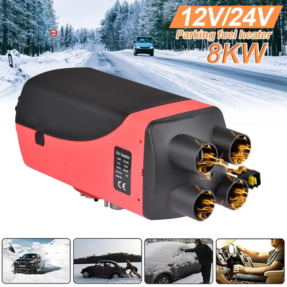 8KW Diesel Parking Heater 12V/24V Car Air Heater With Remote Control LCD Switch Low Noise For Truck Bus RV Caravan Boat
8KW Diesel Parking Heater 12V/24V Car Air Heater With Remote Control LCD Switch Low Noise For Truck Bus RV Caravan Boat