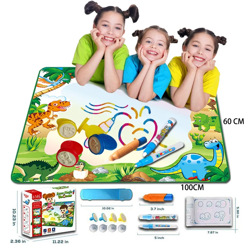 Coloring Magic Water Drawing Mat Book Board Kid Game Girls Draw Toy Children Educational Toys Aqua Doodl For Kids Paint Set Pen
Coloring Magic Water Drawing Mat Book Board Kid Game Girls Draw Toy Children Educational Toys Aqua Doodl For Kids Paint Set Pen