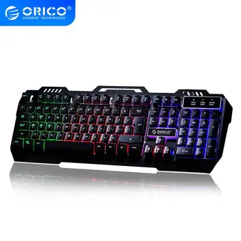 ORICO LED Wired Gaming Keyboard Keyboard 104 keys Waterproof LED Backlit USB Keyboards With RGB/Ice Blue LED for Laptop
ORICO LED Wired Gaming Keyboard Keyboard 104 keys Waterproof LED Backlit USB Keyboards With RGB/Ice Blue LED for Laptop
