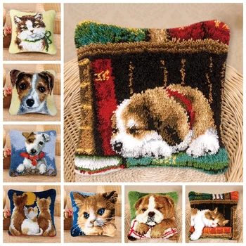 Latch Hook Kits Diy Dieren Handwerk Kussen Kat Pillow Embroidery Cross Stitch Pillows Cat Dog Do It Yourself Knooppakket Smyrna
Latch Hook Kits Diy Dieren Handwerk Kussen Kat Pillow Embroidery Cross Stitch Pillows Cat Dog Do It Yourself Knooppakket Smyrna