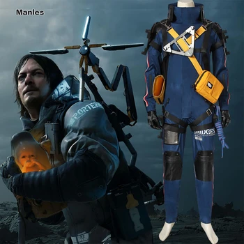 Game Death Stranding Bag Cosplay Sam Bridges Norman Reedus Costume Deliveryman Halloween Costumes For Men Full Set Uniform Party 
Game Death Stranding Bag Cosplay Sam Bridges Norman Reedus Costume Deliveryman Halloween Costumes For Men Full Set Uniform Party