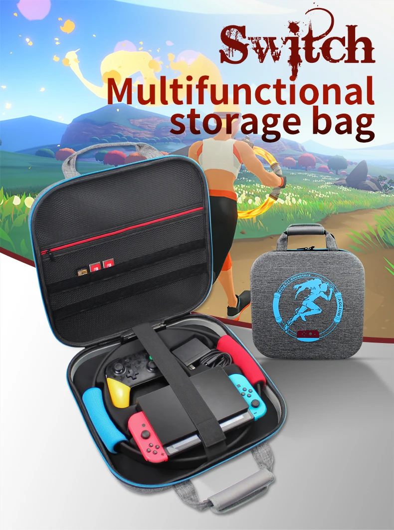 AOLION Cons Fitness joy con Switch Case Portable Waterproof Hard Protective Storage Bag for Nitendo Switch Console
AOLION Cons Fitness joy con Switch Case Portable Waterproof Hard Protective Storage Bag for Nitendo Switch Console