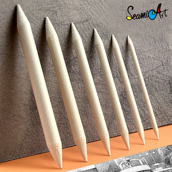 6pcs/set Blending Smudge Stump Stick Tortillon Sketch Art White Drawing Charcoal Sketcking Tool Rice Paper Pen Supplies
6pcs/set Blending Smudge Stump Stick Tortillon Sketch Art White Drawing Charcoal Sketcking Tool Rice Paper Pen Supplies