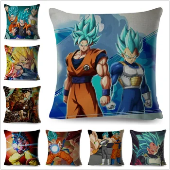 Super Dragon Ball Z Cushion Cover for Sofa Home Linen 45*45 cm Decor Japan Anime Cartoon Son Goku Vegeta Pillowcase Pillow Case
Super Dragon Ball Z Cushion Cover for Sofa Home Linen 45*45 cm Decor Japan Anime Cartoon Son Goku Vegeta Pillowcase Pillow Case