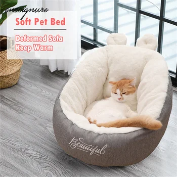 Pet Bed Cat House Pet Sofa Cat Dog Bed Mat Puppy Warm Soft Kennel Cozy Ear-Shape Cushion Pad Camas Para Gatos лежак для кошек
Pet Bed Cat House Pet Sofa Cat Dog Bed Mat Puppy Warm Soft Kennel Cozy Ear-Shape Cushion Pad Camas Para Gatos лежак для кошек