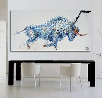 Limmited Modern art hand painted artworks animal rhinoceros oil painting on canvas wall art good for hone office decoration
Limmited Modern art hand painted artworks animal rhinoceros oil painting on canvas wall art good for hone office decoration