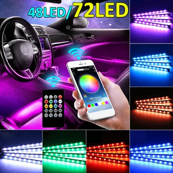 12/18LED 4Pcs CAR Interior Atmosphere Light LED RGB Strip Light Dash Floor LED Strip Decorative Light USB Sound Control Lamp Set
12/18LED 4Pcs CAR Interior Atmosphere Light LED RGB Strip Light Dash Floor LED Strip Decorative Light USB Sound Control Lamp Set